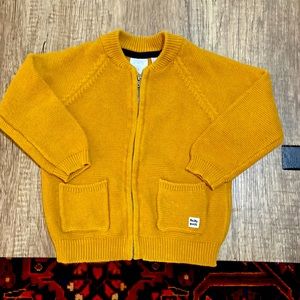 ZARA kids size 2/3 years full zipped 100% cotton sweater